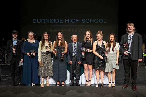 Special Award Winners with Mr Peter Rowe