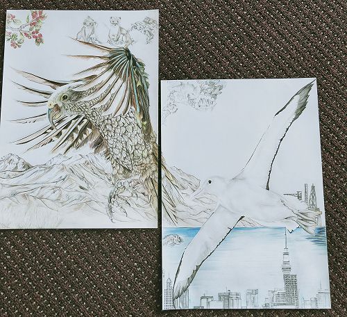 Keshia Linyard's 'Fight or Flight' up close