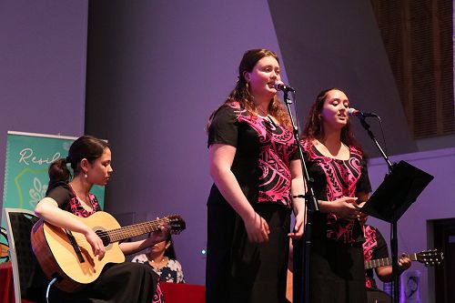 Our musicians performing Mele 'Ohana