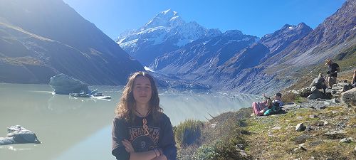 Nikau at the end of the Hooker Valley walk