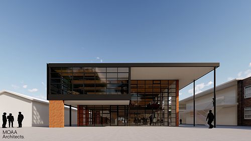 Architect's plans for new learning hub