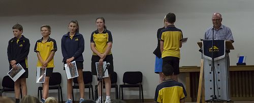 Year 8 students were awarded leaving certificates