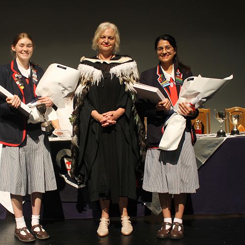 Olivia Sidwell and  Zaimel Saeed