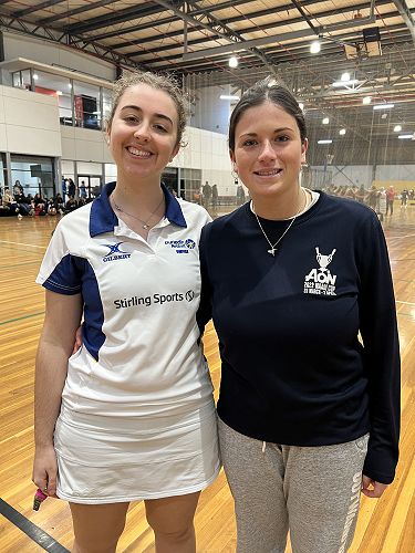Zoe and Grace - Columba College Umpires