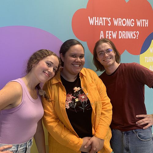 Stage presence: The team from Life Education trust used theatre to deliver their message around safe alcohol use and peer pressure.