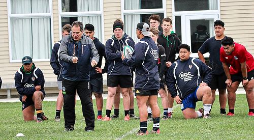 Dave Rennie joins PNBHS 1st XV for their Training Camp