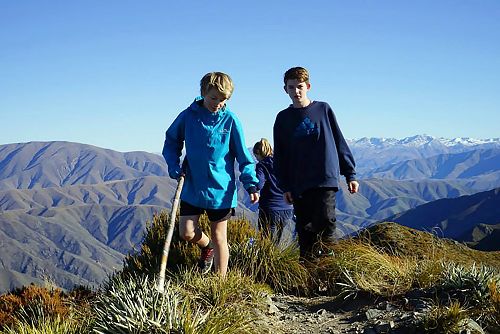Climbing Little Mount Peel