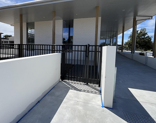 Main Pedestrian Gate - This is located to the side of the administration building.
