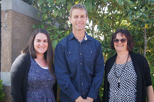 From left; Emily Henderson (Food and Nutrition), Lorne Secord (Hard Materials Technology) and Kristen White (Digital Technology)