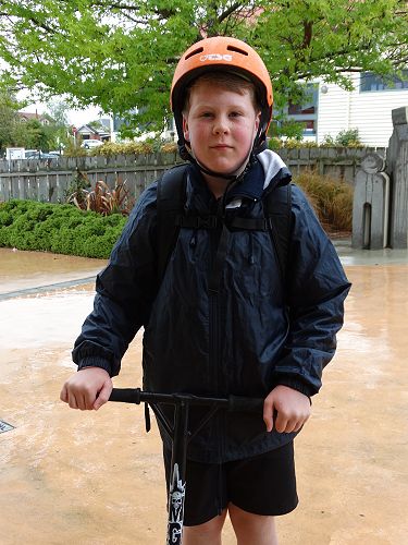 Wearing a helmet helps prevent serious injury