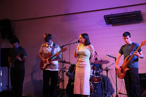 Rockquest winners Parallel Park performing at Nayland (Un)Plugged