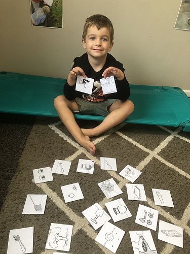 Max Buckley goes to West End School.  He loves learning about things that go together