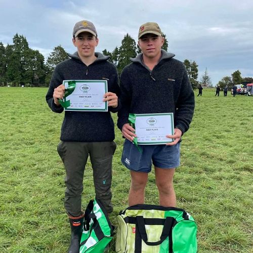 Nicolas Verry and Rhys Mitchell