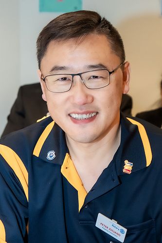 President Peter Zhuang,  Rotary Satellite Club Sunnybank Hills
