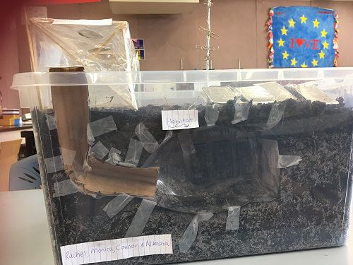 Living underground
featured in many of the models.