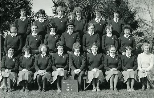 Form 7 with Mrs Wilkes 1982