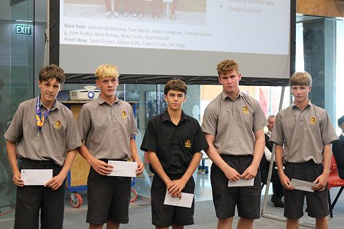 Cricket 1st XI First Team badge recipients