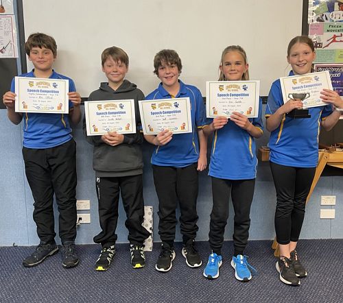 Year 3-8 Speech Finals