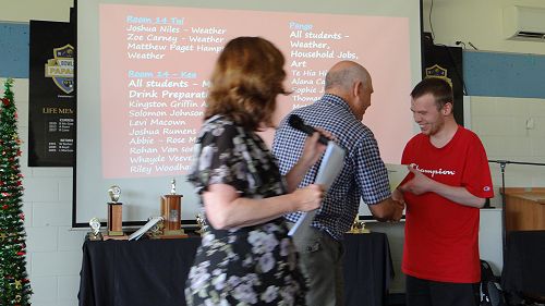 Senior& Intermediate Prize Giving