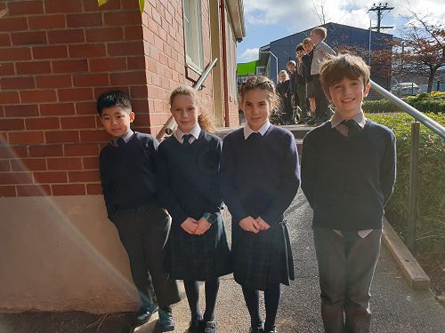 Peter Choi, Ailie Somerville, Mia North and Angus Carr