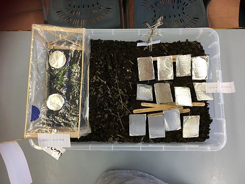 Solar panel and
communications antenna placement was carefully thought through.