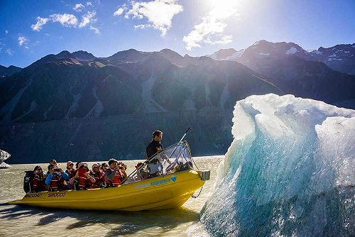 Mount Cook Glacier Boat