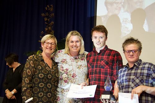 KPI Most Improved Residential student - Jayden Edwards and Lachlan Cowie