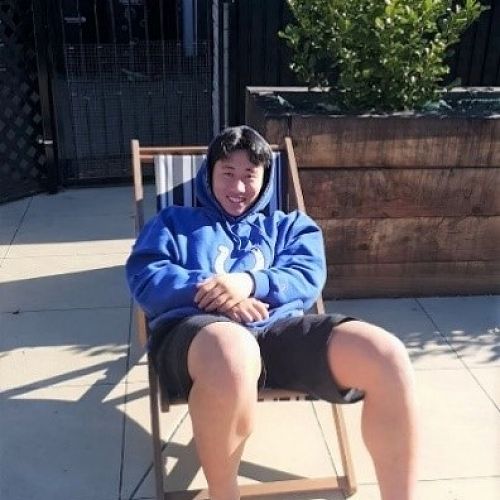 (At the home of Vice President Biggs, my second homestay)