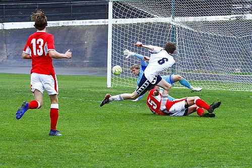 1st XI Football Scoring a Goal 