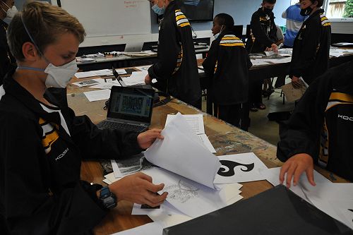 Students begin creative process