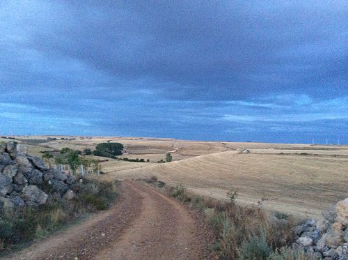Day 10 Early morning Camino a Vilviestre de Muno, Sasamon