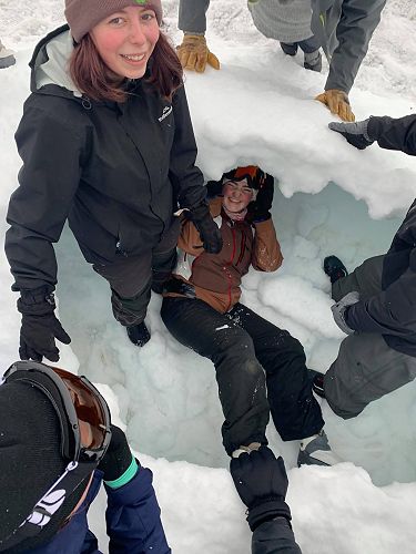 The year 12 Physical Education ski/snowboard trip