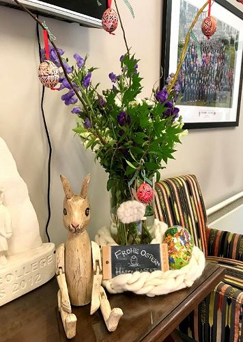 Beautiful display in the College office