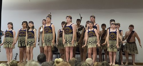 Manawanui our Kapahaka performance group in action