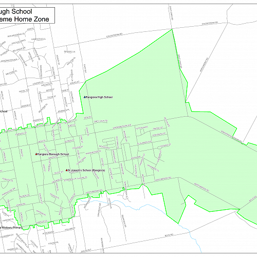 Rangiora Borough School Enrolment Scheme Zone 2022
