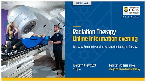 Otago University - Radiation Therapy online information evening