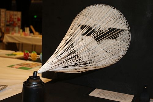 Oliver's string art showed creativity by using depth