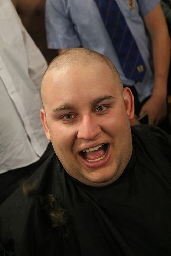 Shave for a cure - Matt Evans