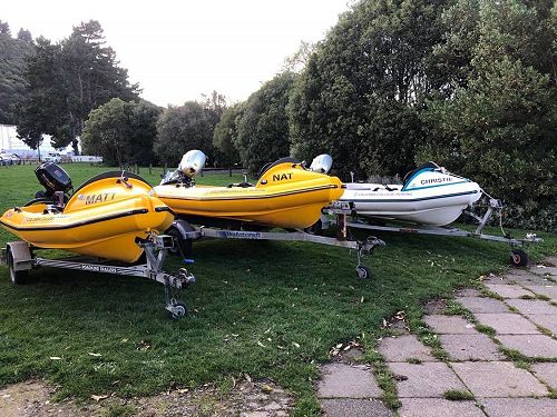 Columba coach/rescue boats