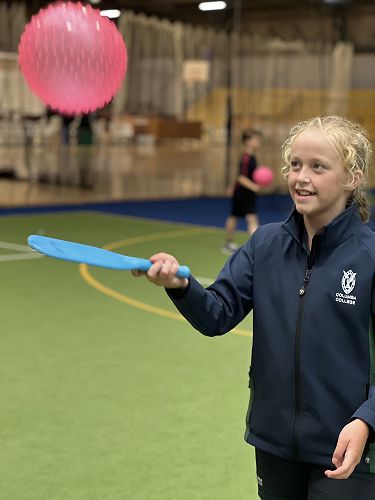 Elodie learning new skills