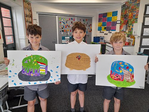 Oliver Crayford, Hugh Walker and Henry Pratley