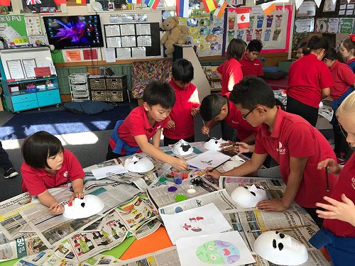 Team Harakeke Mask Making