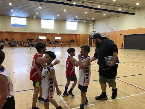 Stephen, Cooper and Shaun shaking hands with opposition after a great first up win for Wairakei!