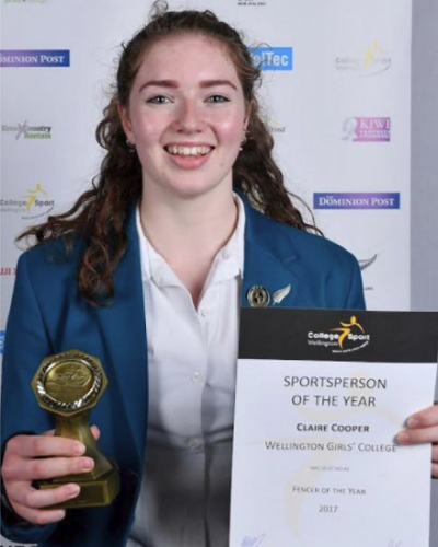 ​Claire​ ​Cooper​ ​-​ ​Fencer​ ​of​ ​the​ ​Year