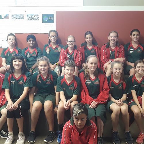 The first group of students to earn a Merit Badge! Awesome work team!