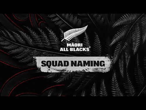 Video: Māori All Blacks Squad Announcement