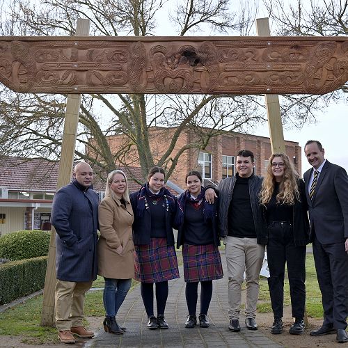 Bidois family at Waharoa blessing
