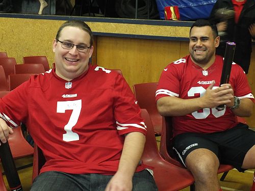 Matt Evans and Andrew Auimatangi