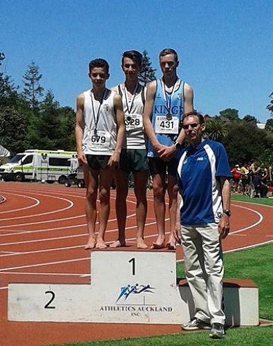 NZSS Athletics Competition Drew Cairney Bronze Junior 1500m