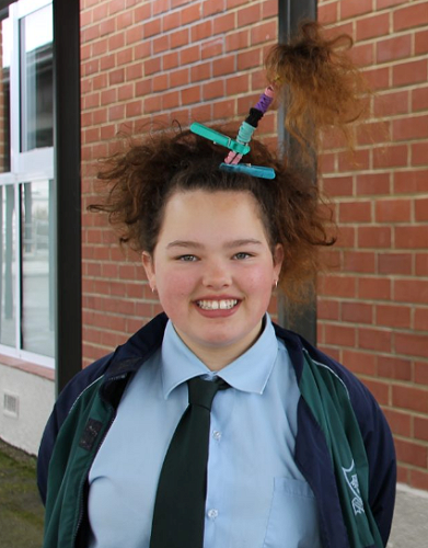 Jazmine Sparks from Blue Mountain College - crazy hair for Wig Wednesday